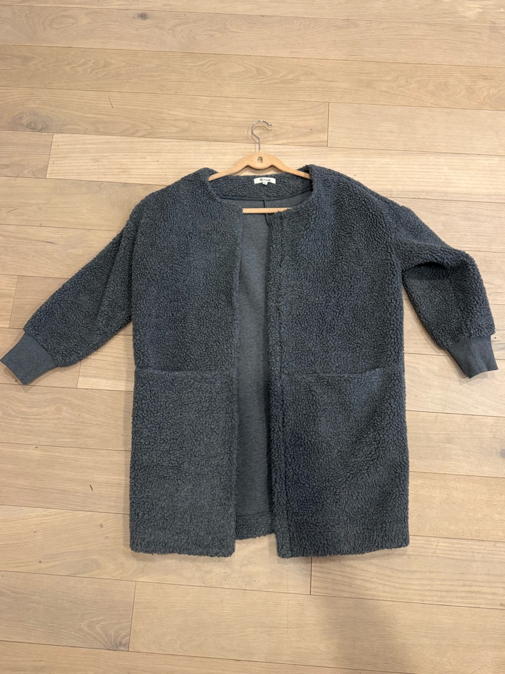 Madewell Women’s Bonded Sherpa Cocoon Coat